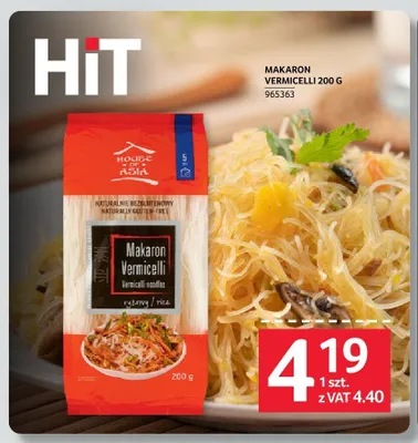Makaron Vermicelli HOUSE OF ASIA promocja w Selgros