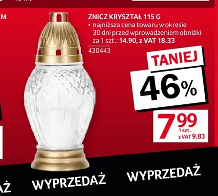 Znicz Kryształ promocja w Selgros
