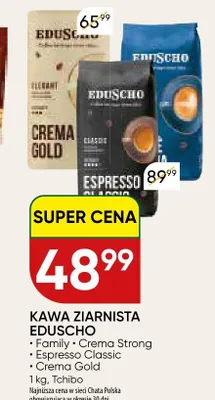 Kawa ziarnista Eduscho Crema Strong promocja w Chata Polska