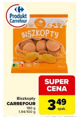 Biszkopoty Carrefour promocja w Carrefour Market