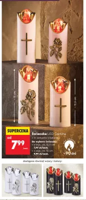 Świeczka LED Cortina 15 cm promocja w Biedronka