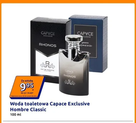 Woda toaletowa Capace Exclusive Hombre Classic promocja w Action