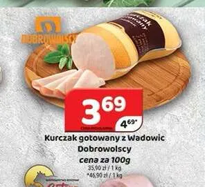 Kurczak gotowany z Wadowic Dobrowolscy promocja w Delfin