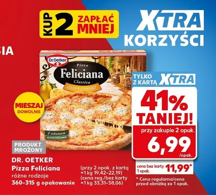 Pizza Feliciana Classica Quattro Formaggi Dr. Oetker promocja w Kaufland