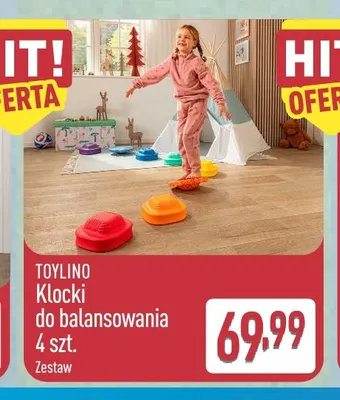 Klocki do balansowania Toylino promocja w Aldi