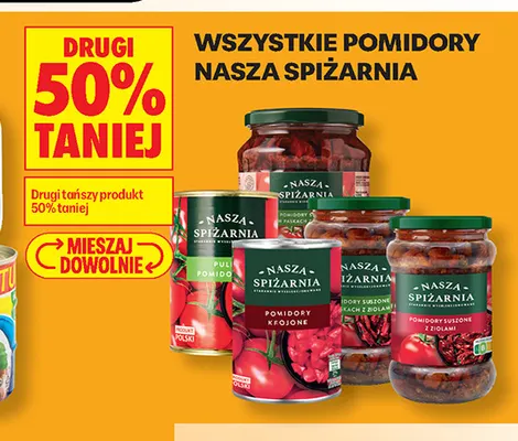 Pomidory Nasza Spiżarnia promocja w Biedronka