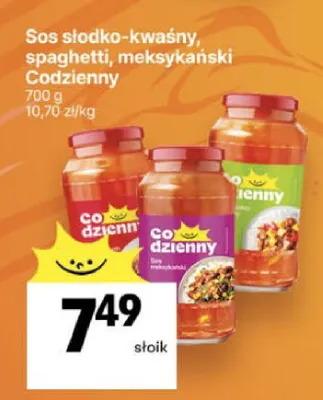 Sos spaghetti Codzienny promocja w Delikatesy Centrum