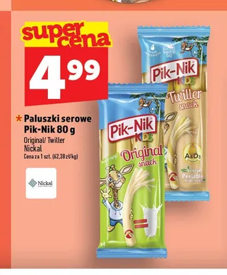 Paluszki serowe Pik-Nik Twiller promocja w TOPAZ