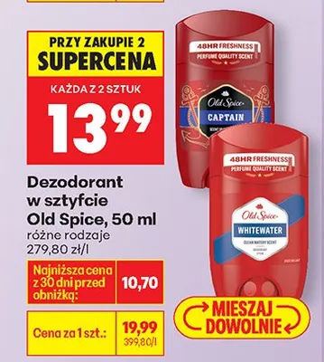 Dezodorant w sztyfcie Captain promocja w Biedronka