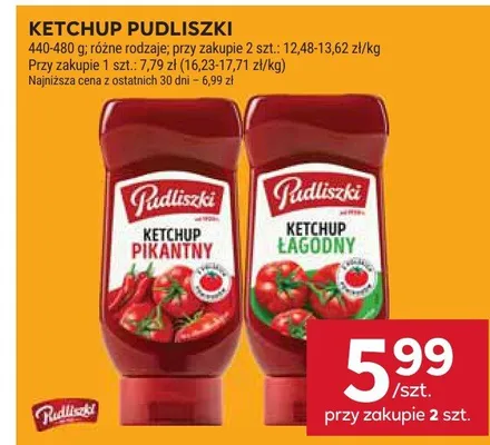 Ketchup Pudliszki promocja w Stokrotka