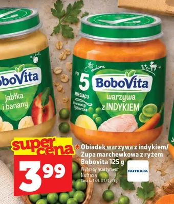 Obiadek warzywa z indykiem BoboVita promocja w TOPAZ