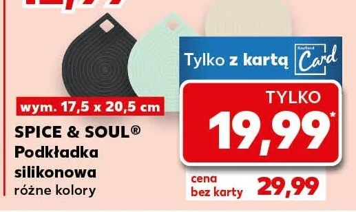 Podkładka silikonowa różne kolory promocja w Kaufland
