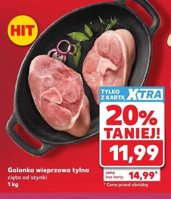 Golonka wieprzowa tylna cięta od szynki promocja w Kaufland