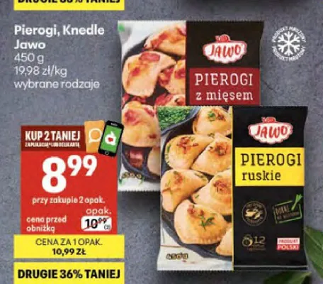 Pierogi, Knedle Jawo promocja w Delikatesy Centrum