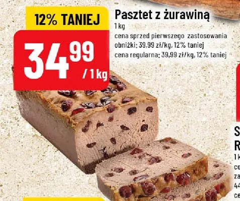 Pasztet z żurawiną promocja w POLOmarket