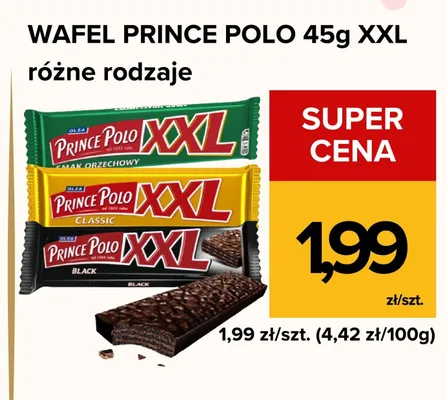 Wafel Prince Polo XXL promocja w Supeco