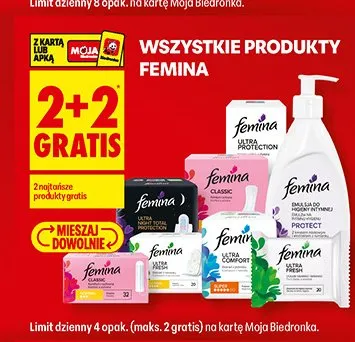 Produkty Femina promocja w Biedronka