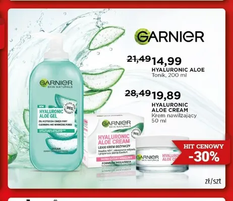 Krem nawilżający Hyaluronic Aloe Cream Garnier promocja w Drogeria Kosmyk