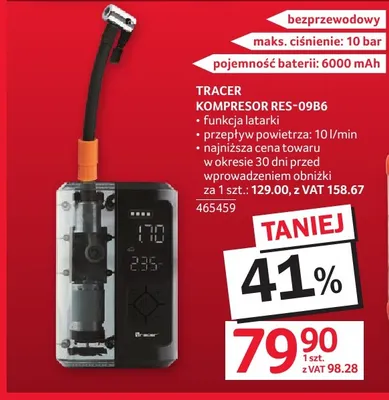 Kompresor RES-09B6 Tracer promocja w Selgros