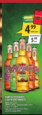 Piwo Desperados promocja w Arhelan