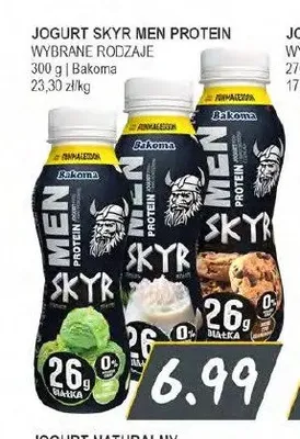 Jogurt Skyr Men Protein Bakoma promocja w Słoneczko