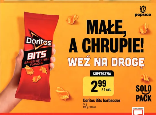 Chrupki kukurydziane Doritos Bits Barbecue promocja w POLOmarket