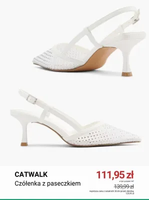 Czółenka z paseczkiem Catwalk promocja w Deichmann