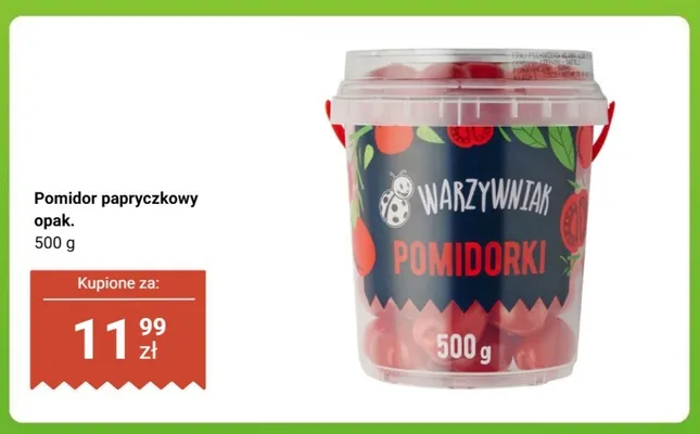 Pomidor papryczkowy Warzywniak promocja w Biedronka