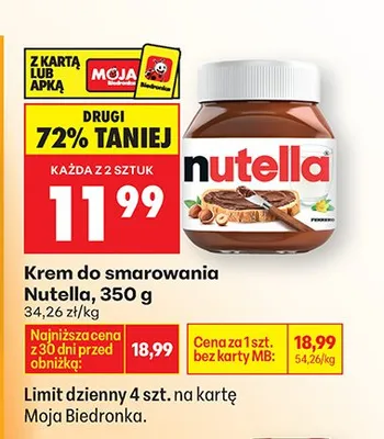Krem do smarowania promocja w Biedronka