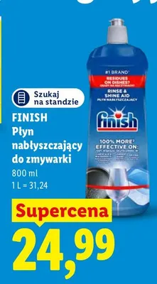 Płyn nabłyszczający do zmywarki Finish promocja w Lidl
