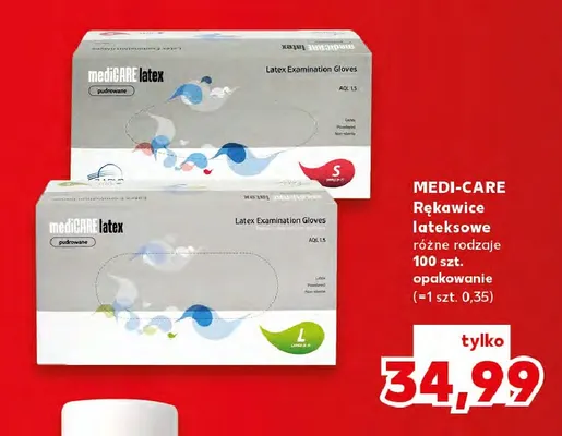Rękawice lateksowe Medi-Care promocja w Kaufland
