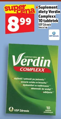 Suplement diety Verdin Complexx 10 tabletek promocja w TOPAZ