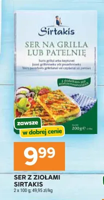 Ser z ziołami Sirtakis promocja w Stokrotka