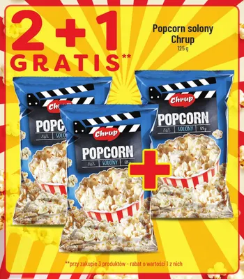 Popcorn solony Chrup promocja w POLOmarket