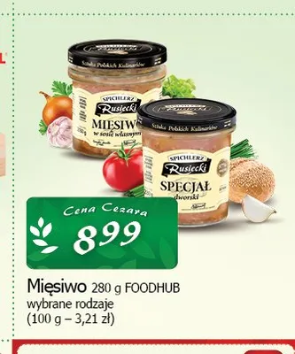 Mięsiwo w sosie własnym Spichlerz Rusiecki promocja w CEZAR Delikatesy