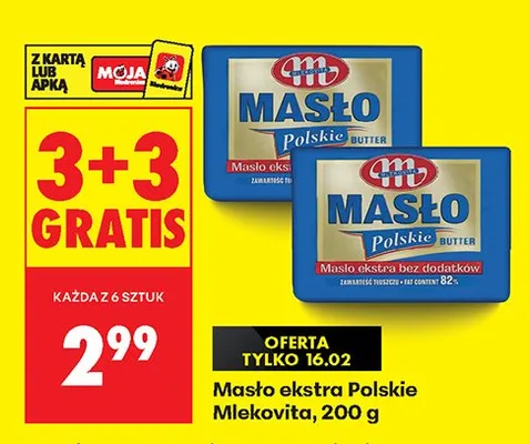 Masło ekstra polskie promocja w Biedronka