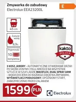 Zmywarka do zabudowy EEA23200L promocja w kakto.pl