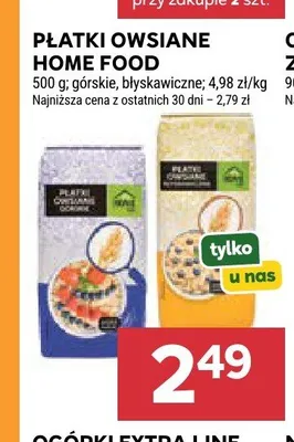 Płatki owsiane OHO! promocja w Stokrotka