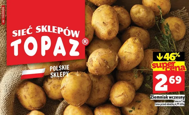 Ziemniak wczesny promocja w TOPAZ