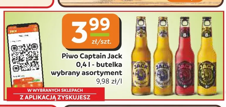 Piwo Captain Jack promocja w Gama