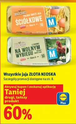 Jaja Złota Nioska promocja w Lidl