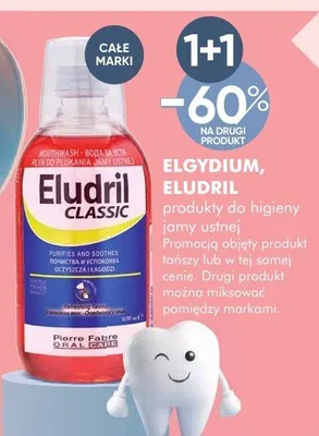 Środki do higieny jamy ustnej Elgydium, Eludril promocja w Super-Pharm