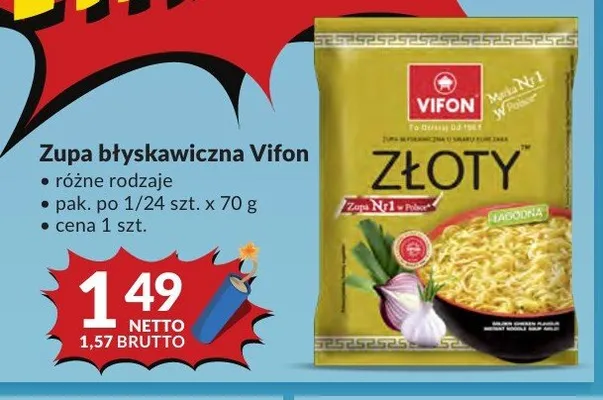 Zupa błyskawiczna Vifon promocja w Makro