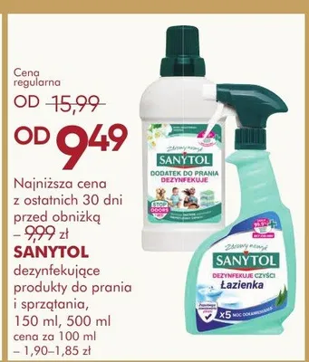 Dezynfekujące produkty do prania i sprzątania promocja w Super-Pharm