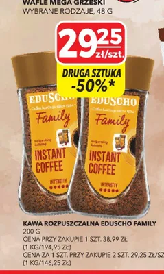 Kawa rozpuszczalna EDUSCHO Family promocja w Top Market