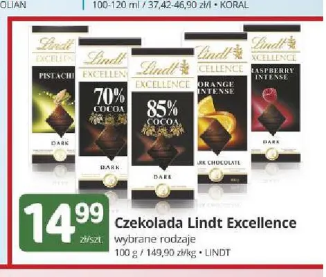Czekolada Lindt Excellence promocja w Marketvita