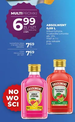 Likier Absolwent Arbuz Cytryna promocja w Duży Ben