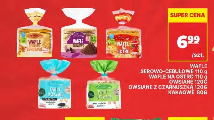 Wafle owsiane z czarnuszką Flis promocja w API Market