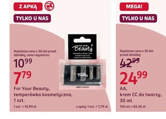 Krem CC do twarzy promocja w Rossmann