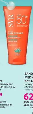 Ochronny kremowy mus do twarzy SVR Sun Secure SPF50+ promocja w Hebe